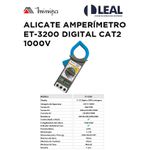 ALICATE AMPERIMETRO ET-3200 DIGITAL MINIPA