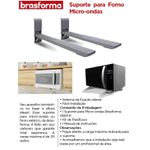 SUPORTE MICROONDAS / MULTIUSO PRATA BRASFORMA