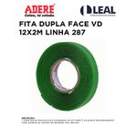 FITA DUPLA FACE VERDE 12X2M XT100 ADERE