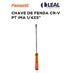 CHAVE DE FENDA CR-V PT IMA 1/4X5