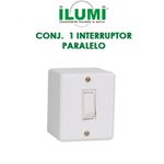 Conjunto 1 Interruptor Paralelo 10A 250V ILUMI