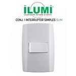 Box Conjunto 1 Interruptor Simples SLIM