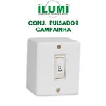 Conjunto 1 Pulsador Campainha - Ilumi Box - 6313