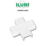 Acabamento Cruzeta 20x10mm Sistema X Branco 6207 Ilumi