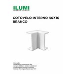 COTOVELO INTERNO ILUMI 40X16MM BRANCO