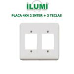 PLACA 4X4 2 INTERRUPTORES 3 TECLAS BR STYLUS