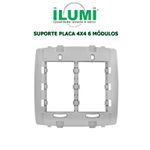 SUPORTE PLACA 4X4 6 MÓDULOS BR SLIM