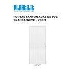 PORTA SANFONADA PVC 0,70 BRANCO PLASTILIT
