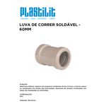 LUVA DE CORRER SOLD 60MM PLASTILIT