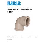 Joelho 90º Soldável 40MM PLASTILIT