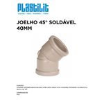 Joelho Soldável 45º 40MM PLASTILIT