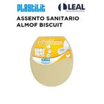 ASSENTO SANITARIO ALMOFADADO BISCUIT PLASTILIT