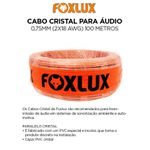 CABO DE SOM CRISTAL 2X0.75 FOXLUX