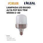 LÂMPADA LED BULBO ALTA POTÊNCIA BIVOLT 75W 6500K E40 FOXLUX