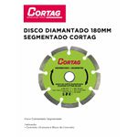 DISCO DIAMANTADO SEGMENTADO 180 MM CORTAG