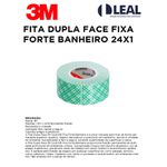 FITA DUPLA FACE FIXA FORTE BANHEIRO 24X1 3M