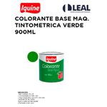 COLORANTE PARA MÁQUINA TINTA VERDE 900ML IQUINE