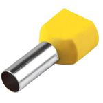 TERMINAL ILHÓS DUPLO 2X6MM AMARELO PCT100 DECORLUX