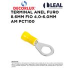 TERMINAL OLHAL FURO 8.6MM FIO 4.0-6.0MM AMARELO PCT100 DECORLUX