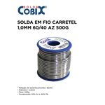 SOLDA EM FIO/ESTANHO 1,0MM 60/40 CARRETEL AZUL 500G COBIX