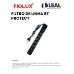 FILTRO DE LINHA 8 TOMADAS PROTECT FIOLUX