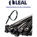 ABRAÇADEIRA NYLON 4.8X400MM PRETO COM 100