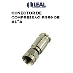 CONECTOR DE COMPRESSAO RG59 DE ALTA