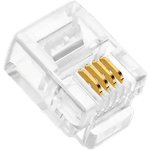 PLUG MODULAR RJ11 (6X4)