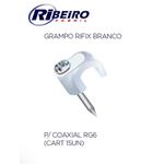 GRAMPO RIFIX P/ COAXIAL RG6 BCO (CART 15UN) (CABO 16)