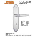 FECHADURA INTERNA 813/03 INOX STAM