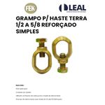 GRAMPO PARA HASTE TERRA 1/2 A 5/8 REFORÇADO SIMPLES