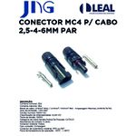 CONECTOR MC4 PARA CABO 2,5-4-6MM PAR JNG