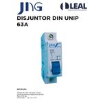 DISJUNTOR DIN UNIPOLAR 63A JNG