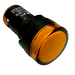 SINALEIRO LED 22MM AD1622DY AMARELO 12V JNG