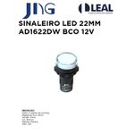 SINALEIRO LED 22MM AD1622DW BRANCO 12V JNG