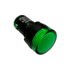 SINALEIRO LED 22MM AD1622DG VERDE 12V JNG