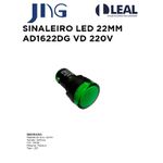 SINALEIRO LED 22MM AD1622DG VERDE 220V JNG