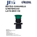 BOTÃO COGUMELO SEM RETÊNÇÃO LAY5-ER31 VERDE JNG