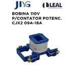 BOBINA 110V PARA CONTATOR POTÊNCIA. CJX2 09A-18A JNG