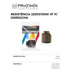 RESISTÊNCIA 220X5700W 4 TEMPERATURAS PARA GORDUCHA PRATIMIX