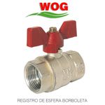 VÁLVULA DE ESFERA 3/4 PASSAGEM PLENA BORBOLETA WOG