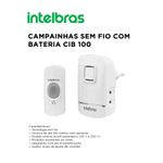 CAMPAINHA SEM FIO COM BATERIA CIB 101 INTELBRAS