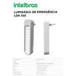 LUMINARIA DE EMERGENCIA LDA 150 INTELBRAS