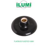 PLAFON PRETO POT MAX 100W E-27 PORCELANA LANÇAMENTO