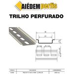 TRILHO PERFURADO PARA DISJUNTOR DIN 1M AIEDEN