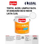 TINTA ACRÍLICA LIMPA FACIL STANDARD BRANCO NEVE - GALÃO 3,6L IQUINE