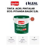 TINTA ACRÍLICA PINTALAR ECO. PITANGA BALDE 3,6L IQUINE