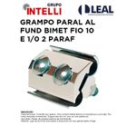 GRAMPO PARALELO ALUMÍNIO FUND BIMET FIO 10 E 1/0 2 PARAF INTELLI