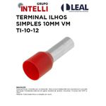 TERMINAL ILHOS SIMPLES 10MM VM TI-10-12 INTELLI