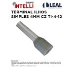 TERMINAL ILHOS SIMPLES 4MM CZ TI-4-12 INTELLI